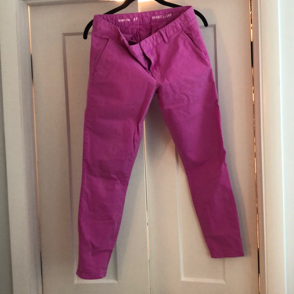 Pink Gap ankle pants
